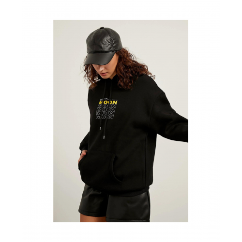 Φούτερ Oversize Με Σχέδιο 523557