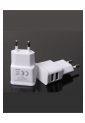 Home Charger with 2 x USB ports white
