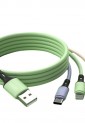 3 σε 1 καλώδιο φόρτισης και μεταφοράς δεδομένων USB για Type C, Lightning και Micro USB 3IN122