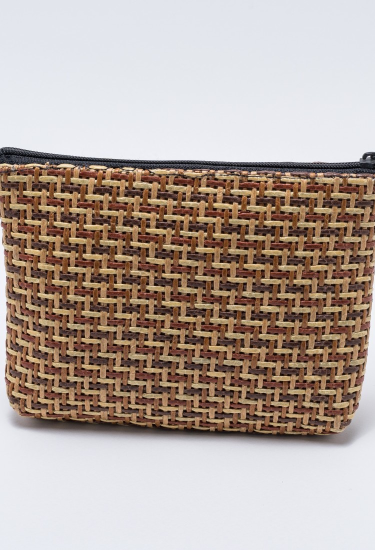 Synthetic straw wallet