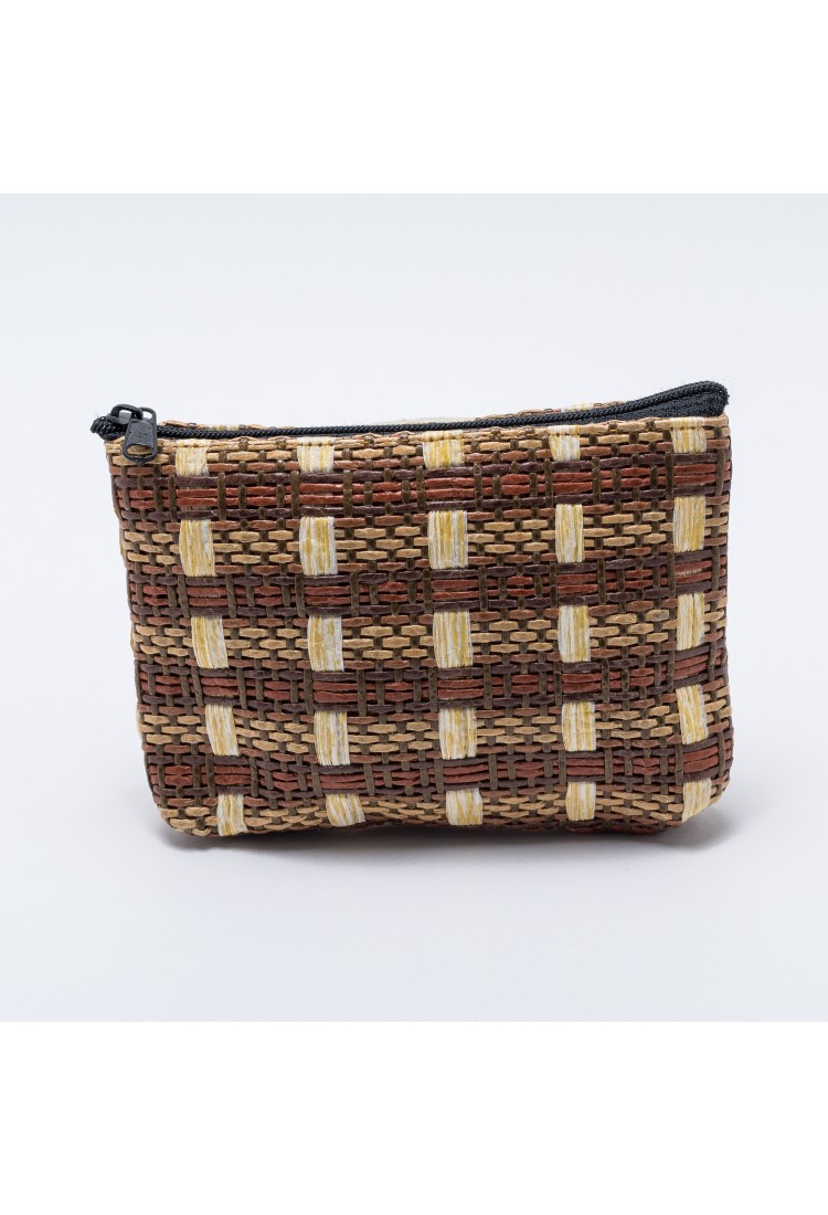 Synthetic straw wallet WPS001