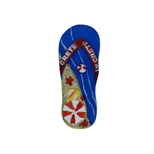 Souvenir magnetic flip flops Crete CMS0013