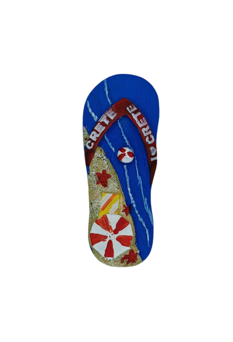 Souvenir magnetic flip flops Crete CMS0013