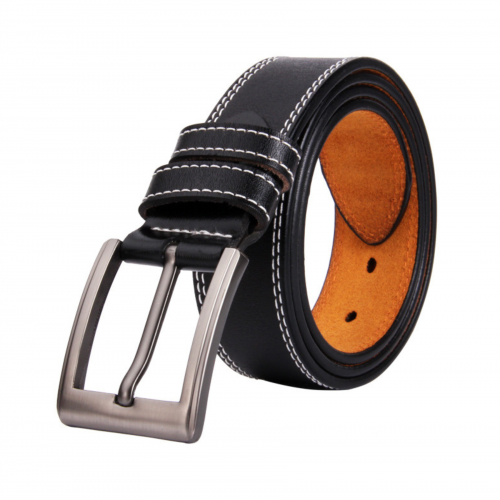 Men's leather belt 4cm MBL107