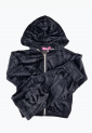 Girls' Velvet Overalls Velvet Set KFS620