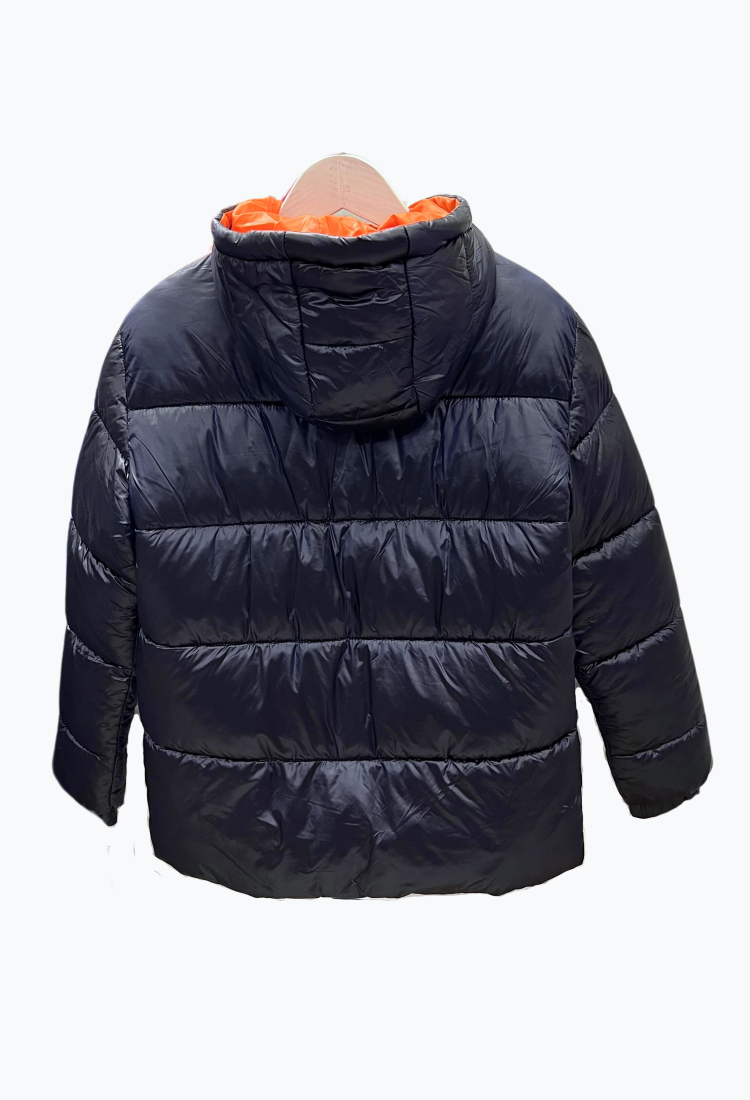 Inflatable jacket with hood JIB021