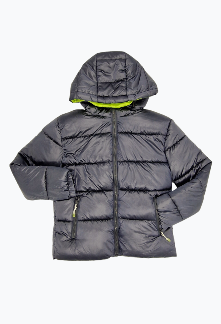 Inflatable jacket with hood JIB021