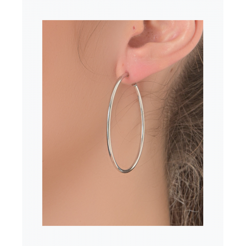 925 Silver Earrings* Hoops SEC464-1