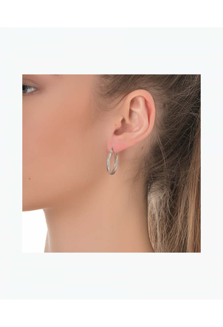 925 Silver Earrings* Hoops SEC518