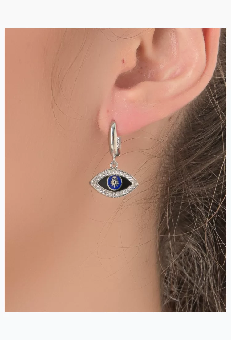 Silver Eye Earrings 925* SEE560