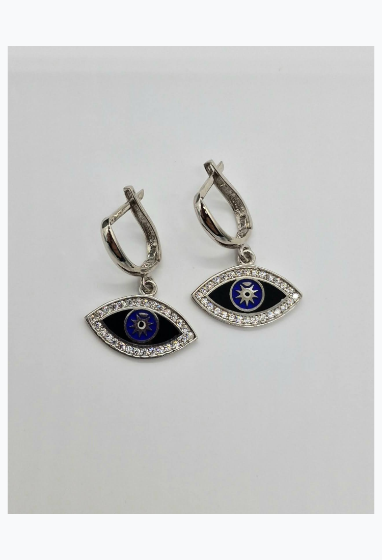 Silver Eye Earrings 925* SEE560