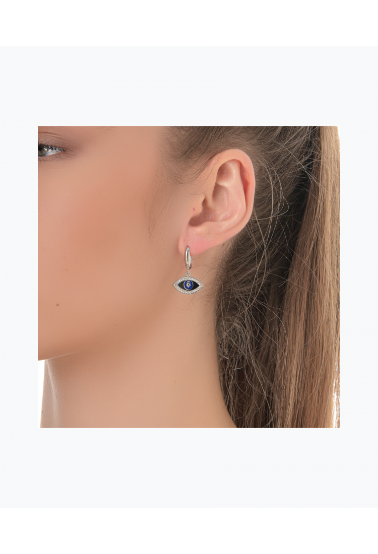 Silver Eye Earrings 925* SEE560