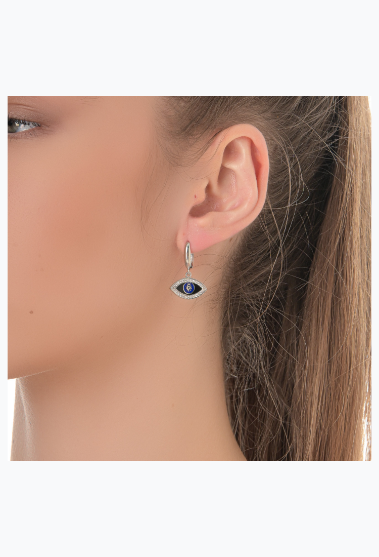Silver Eye Earrings 925* SEE560