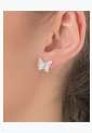 Silver Earrings 925* Butterfly SEB062