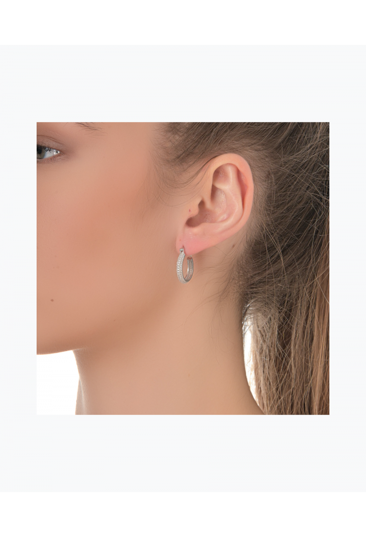 925 Silver Earrings* Hoops SEC265