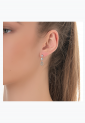 925 Silver Earrings* Aquamarine SEA943