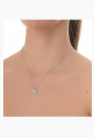 Women's Silver Sun Necklace SNS839