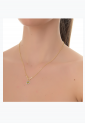 Women's Gold Plated Eye Necklace GNE133