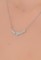 Women's Silver Heart Necklace SNH074