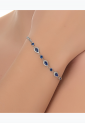 Women's Silver Sapphire Bracelet SBS413