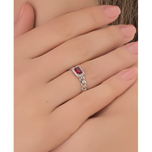 Γυναικείο Ασημένιο Δαχτυλίδι WSR666
