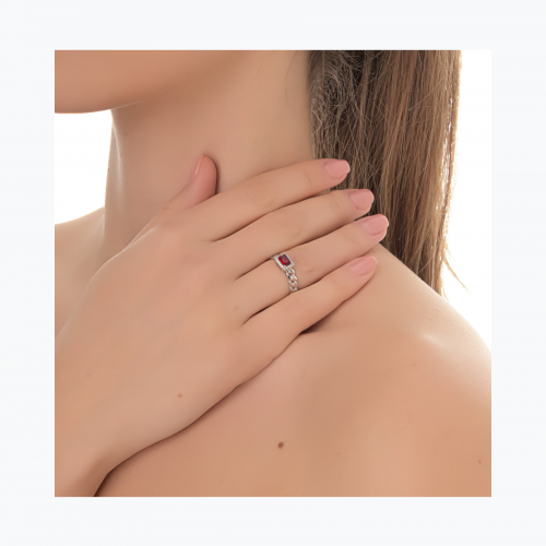 Γυναικείο Ασημένιο Δαχτυλίδι WSR666