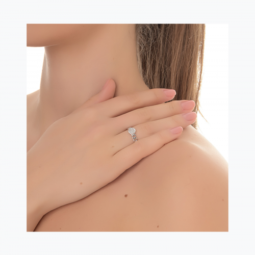 Γυναικείο Ασημένιο Δαχτυλίδι WSR671