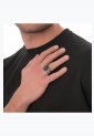 Men's Silver Ring Black Meander MSR844 Men's Silver Ring Black Meander MSR844