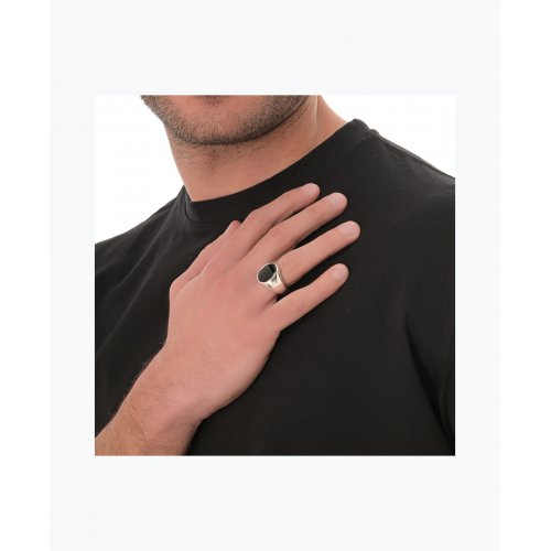 Ανδρικό Ασημένιο Δαχτυλίδι Όνυχας MSR215