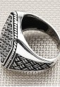 Men's Silver Shield Ring MSR815