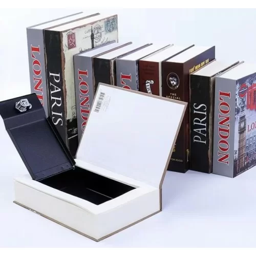 Safe Box Με Κωδικό Σε Σχήμα Βιβλίου SLB053