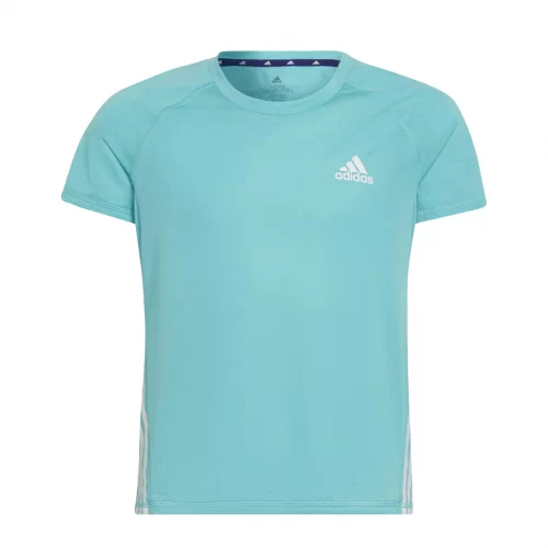 Adidas Παιδική Μπλούζα Aeroready 3-Stripes Γαλάζιο HD4349