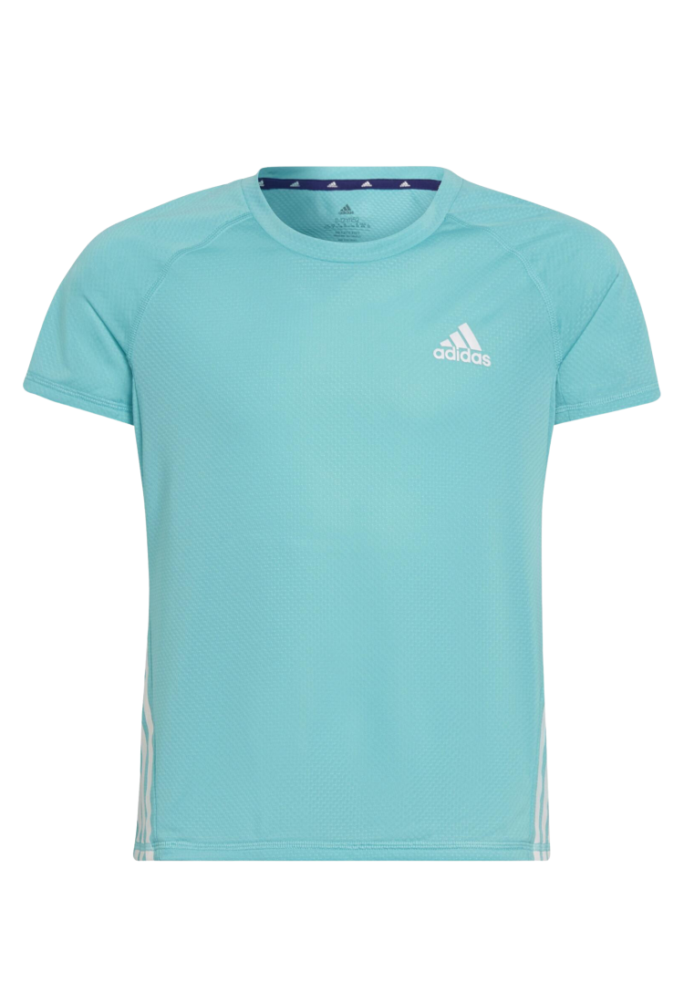 Adidas Παιδική Μπλούζα Aeroready 3-Stripes Γαλάζιο HD4349