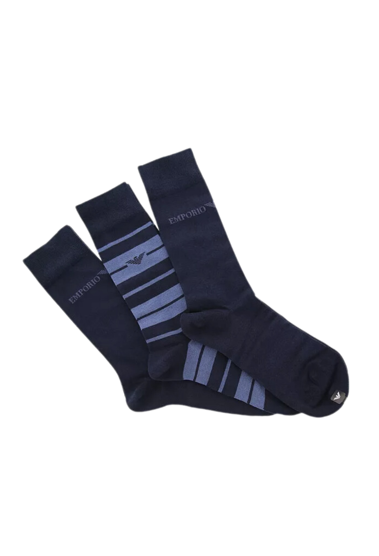 Men's Socks EMPORIO ARMANI 3 Pack 3024023R292 Men's Socks EMPORIO ARMANI 3 Pack 3024023R292