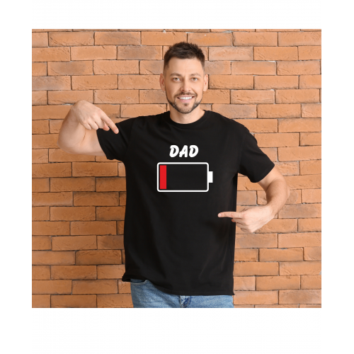 Ανδρική Μπλούζα Dad Low Battery MDL150
