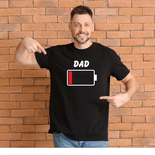 Μπλούζα Dad Low Battery MDL150