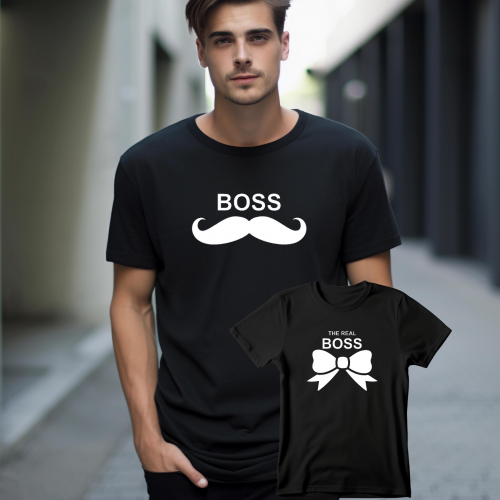 Funny T-shirt with Print Boss MTB304