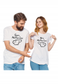 Funny T-shirt with print She's My True Love MTS305