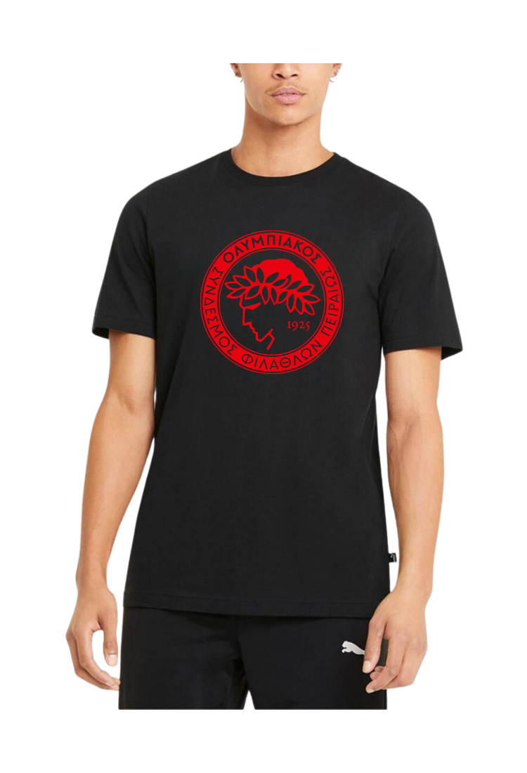 Ανδρικό T-shirt Ερυθρόλευκος MTE306
