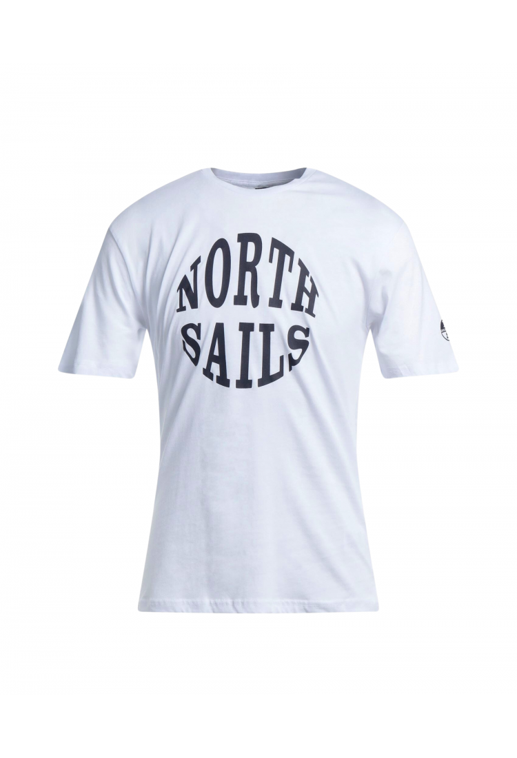 Ανδρική Μπλούζα North Sails SS W/Graphic White TNW066