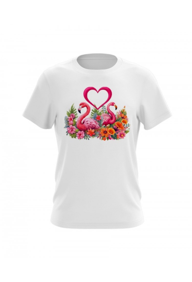 Kids Blouse Flamingo with Heart Crete TKF002