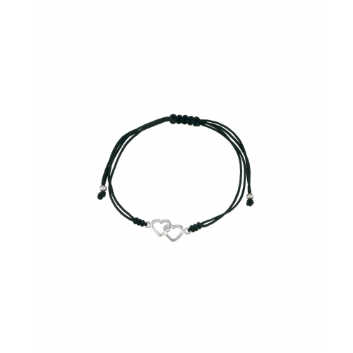 Handmade Bracelet Silver Hearts BSH922