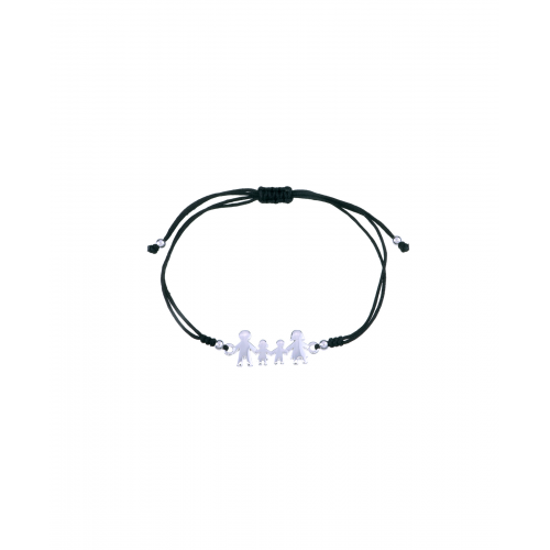 Handmade Silver Bracelet With Family Design BSF915
