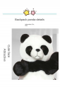 Backpack Panda Bag BPP555