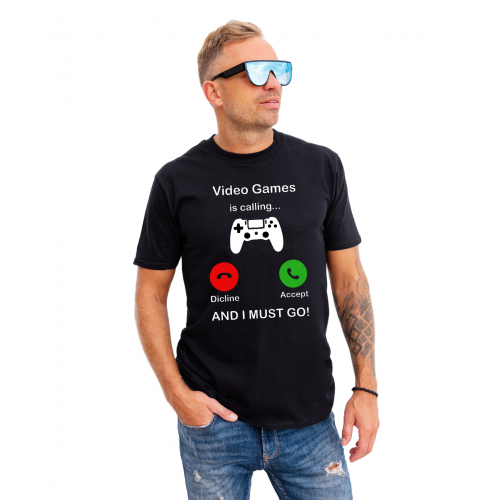 Ανδρική Μπλούζα Video Game Is Calling MTG104