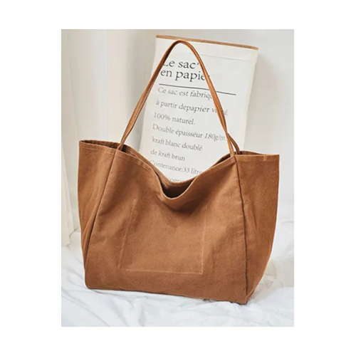 Women's Large Fabric Shoulder Bag WBC351