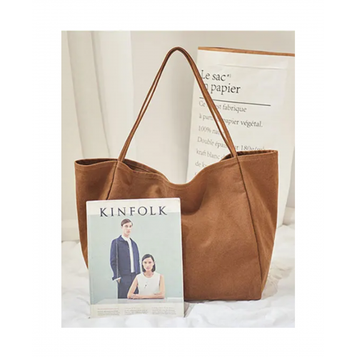 Women's Large Fabric Shoulder Bag WBC351