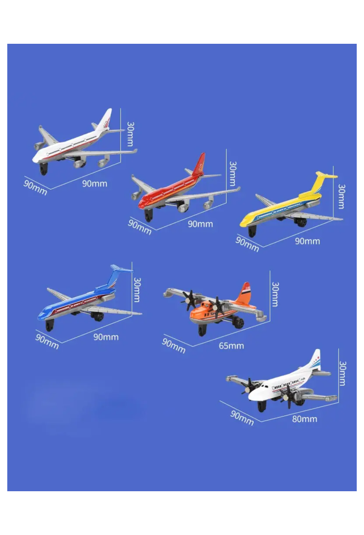 Airplanes Collection 6 pcs. Toy KTA648