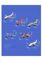Airplanes Collection 6 pcs. Toy KTA648