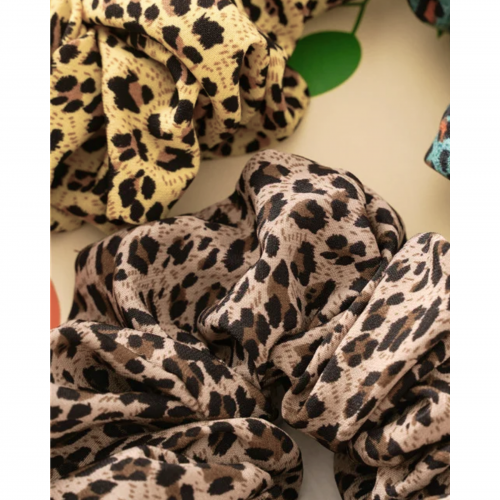 Λαστιχάκι Μαλλιών Scrunchie Animal Print HBE646-2	
